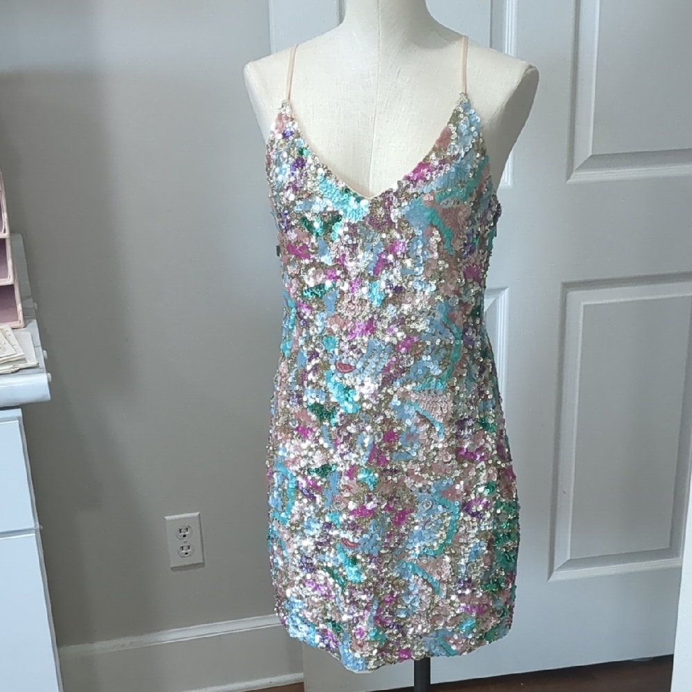 Topshop Multi Color Dress